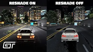 The difference between reshade off vs on | UG2 Remake Vision WIP 4.1