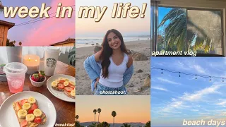 WEEK IN MY LIFE! apartment move-in, thrift haul, target runs, beach days, photoshoot, etc 🌊🌴💌