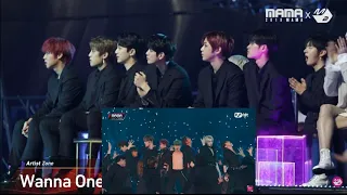 181212 MAMA FANS’ CHOICE in JAPAN 몬스타엑스(MONSTA X) - Shoot Out 무대 워너원(Wanna One) 리액션