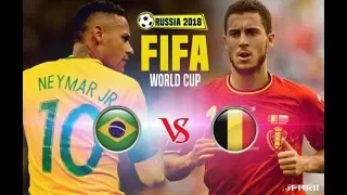 Brazil Vs Belgium 1-2 - All Goals and Highlights 2nd Quarter Final