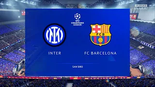 FIFA 23 - Inter Milan vs Barcelona | UEFA Champions League 22/23