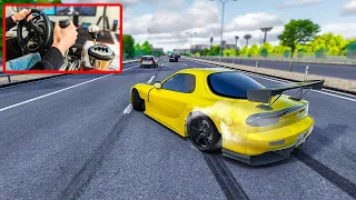 DRIFTING Through Traffic With JDM Cars! (No Hesi Assetto Corsa)