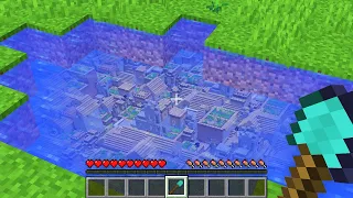 HOW NOOB FOUND THIS UNDERWATER VILLAGE!? WATER TRAP CHALLENGE Minecraft NOOB vs PRO! 100% TROLLING