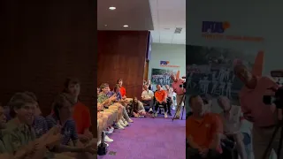 Clemson Baseball reaction to its Regional draw.