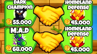 This POWERFUL Tower Combination Can INSTA-KILL Fortified BAD... (Bloons TD Battles 2)