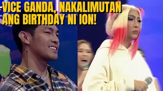 VICE GANDA, NAKALIMUTAN ANG BIRTHDAY NI ION! LAGOWT!