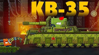 The birth of the Soviet monster KV-35 - Cartoons about tanks