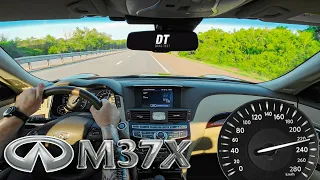 Drag Test Infiniti M37x AWD | 333 HP 3.7L V6 | Acceleration 0-100, 402m (1/4 miles)