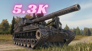 T92 HMC — 5.3K Damage Arty — 1 ВЫСТРЕЛ — 1.056 урона World of Tanks