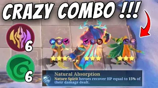 IMMORTAL X NATURE SPIRIT RUNE NATURAL ABSORPTION !! LEGIT IMMORTAL COMBO !! MAGIC CHESS ML