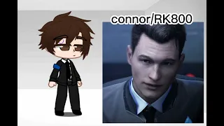 react to connor *Detroit Become Human* [{New video series}]