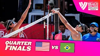 Cannon / Sponcil vs. Carol / Barbara - Quarter Finals Highlights Uberlândia 2022 #BeachProTour