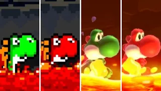 Evolution of Mario Sacrificing Yoshi (1990-2020)