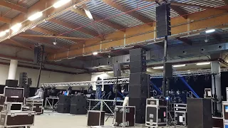 Test diffusion Line array  D&B / Y8 / Y SUB / VG SUB / Y10 /  D20 "TICOSONO "