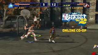 NBA Street Vol. 2 Online Co-Op - Old School vs NBA Stars - Dee4Three and NBALiveGirl team up