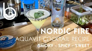 Nordic Fire Aquavit Cocktail Recipe by Bluewater Distilling