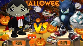 Tag with Ryan Count Vs Soni Dash All Halloween Characters Unlocked Ryan Dracula vs Werehog Gameplay