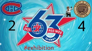 2023 Pee-wee Quebec || Hershey Jr Bears AA-elite🇺🇸(4) Vs. Montreal Canadiens AAA🇨🇦 (2)