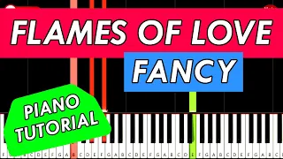 FANCY - FLAMES OF LOVE 🎹 Piano Easy Tutorial