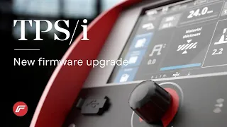 Simplified and faster handling of the TPS/i | New firmware update