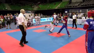 Hungary v Great Britain Younger Cadet Team Event WAKO European Championships 2019