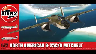 Airfix 1:72 Scale North American B25C/D Mitchell Finished Model