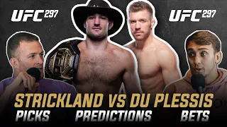 UFC 297: Sean Strickland vs Dricus Du Plessis | FULL CARD BREAKDOWN | PREDICTIONS | BET$
