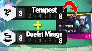 " World`s Luckiest Game Of All Time " 8 Tempest + 8 Mirage Duelist + 3 Star Graves | TFT SET 7.5