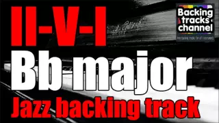 II-V-I Guitar Jazz Backing Track in Bb