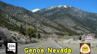 2K21 (EP 22) Driving thru Genoa, Nevada | Nevada's Oldest Settlement