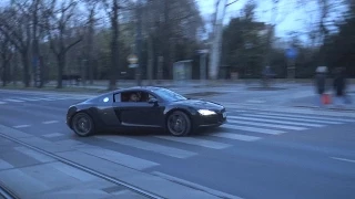 Audi R8 V8 - Acceleration Sound & Powerslide!