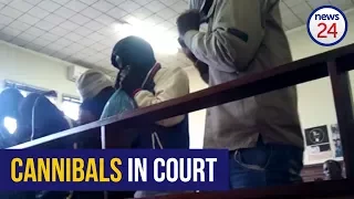Five men accused of cannibalism appear in court