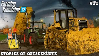 Building GRAVELED ROAD in MUD for NEW WIND TURBINE! 😱🌩🚜💨 | Ostseeküste | FS22 | Timelapse #14