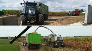 Akcja kukurydza na kiszonke 2018 GR Zych Jelonki i Smerfiki w akcji