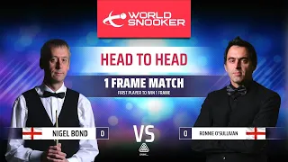 Snooker 19: Nigel Bond VS. Ronnie O'Sullivan