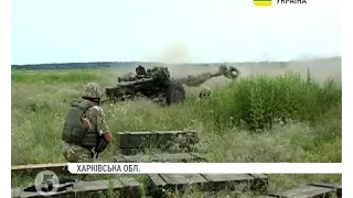 Бійці 59 мотопіхотної бригади відпрацьовують стрільби з протитанкових гармат