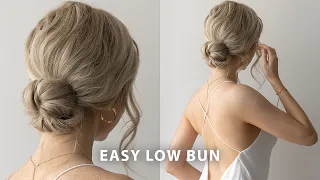 EASY LOW BUN UPDO 🤍✨ ICYMI