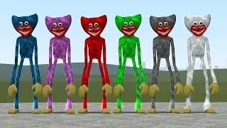 HUGGY WUGGY ALL COLORS!! Garry's Mod [Poppy Playtime]