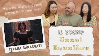 IL SOGNO | ISYANA SARASVATI  - Vocal Coach Reacts [LIVE PERFORMANCE]