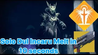 Solo Dul Incaru in less than 1 minute! -Shattered Throne Boss ll Destiny 2