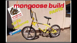 1978 mongoose motomag bmx restoration build part two