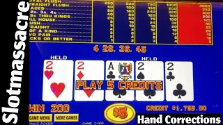 Playing (Near) Perfect Video Poker for the Win. Raw High Limit footage .