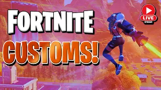 🔴LIVE - Playing Fortnite With Viewers! Creative Customs