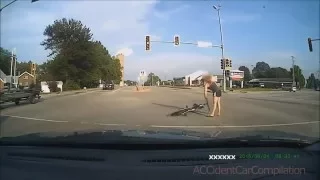 Подборка ДТП с  велосипедистами №1 Compilation of accidents with cyclists №1