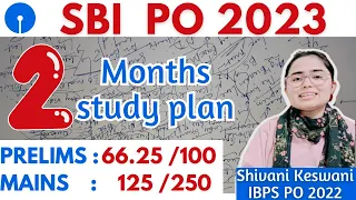 SBI PO 2 Month Study Plan • Complete strategy • @zerovlogs00