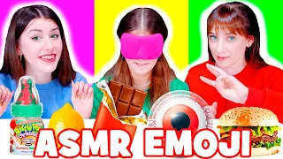 ASMR Emoji Guess The Food Challenge | Eating Sounds