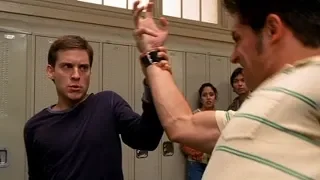 Peter Parker vs Flash Thompson,School Fight Scene ¦ Spider Man 2002 Movie CLIP HD