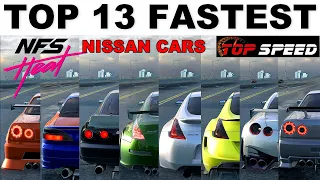 NFS Heat - Top 13 Fastest Nissan Cars (2022 Update)