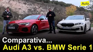 Audi A3 vs. BMW Serie 1| Comparativa coches diésel 2022 / Prueba / Review en español | #AutoScout24