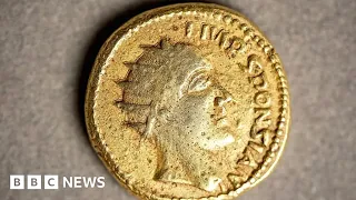 Gold coin proves 'fake' Roman emperor was real - BBC News